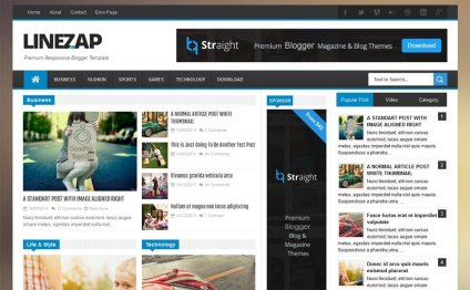 Где скачать шаблон для blogger
